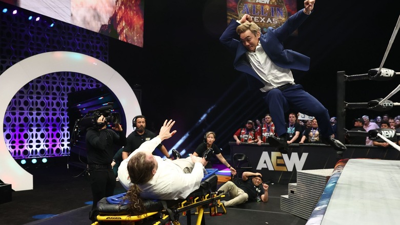 Kenny Omega and Kazuchika Okada at AEW Summer Blockbuster 2025