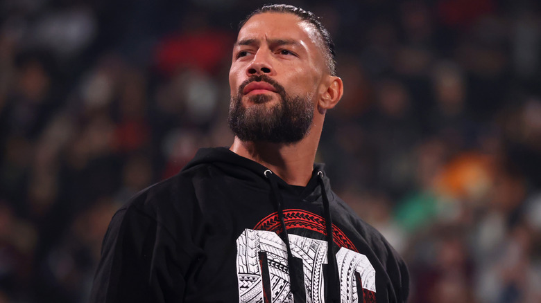 Roman Reigns wearing OTC hoodie on WWE SmackDown