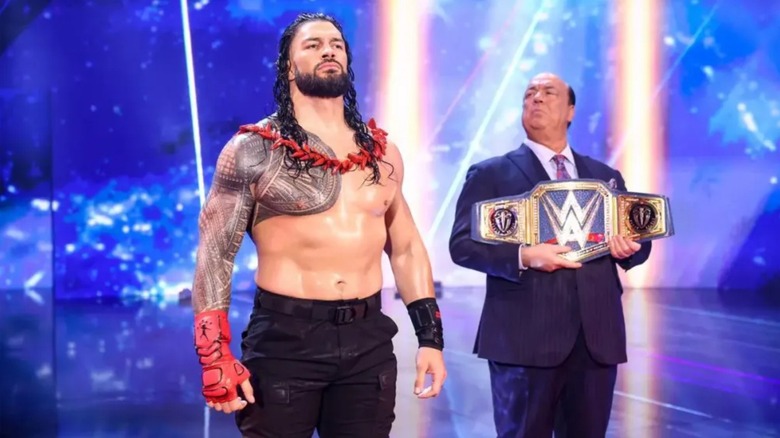 Roman Reigns and Paul Heyman on WWE SmackDown