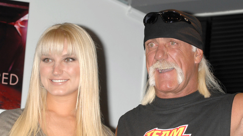 Brooke Hogan and Hulk Hogan during Brooke Hogan Holds a Press Conference to Promote her Debut Album "UNDISCOVERED" in Japan at Pony Canyon in Tokyo, Japan.