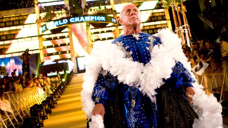 Ric Flair at WrestleMania 24 in 2008