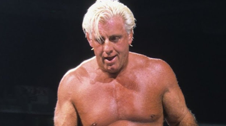 Ric Flair on WWE Raw in 2002