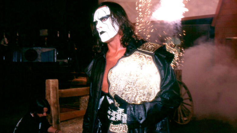 Sting as WCW World Champion