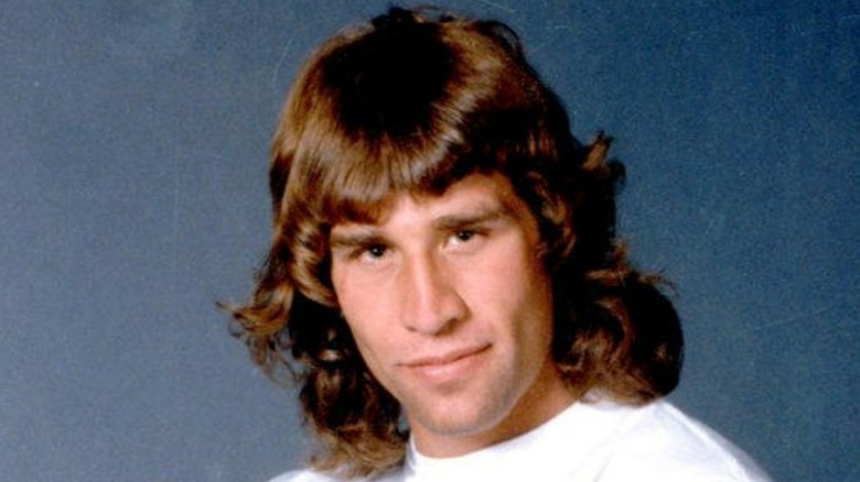 Kerry Von Erich looks at camera