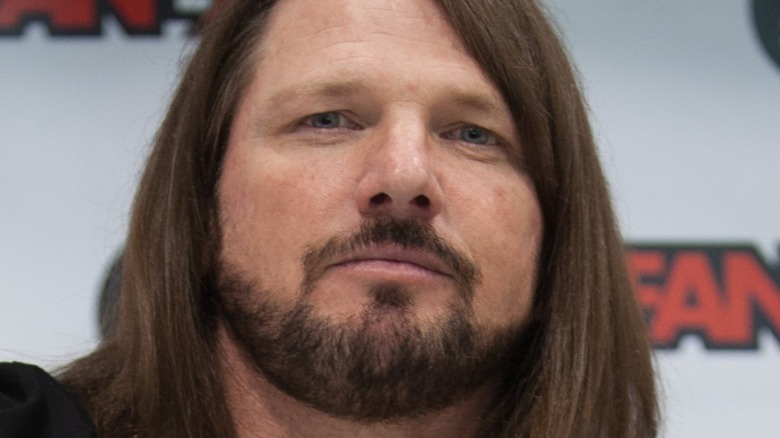 AJ Styles Staring Straight Ahead