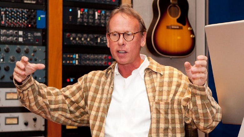 Jim Johnston Working in WWE Music Studio