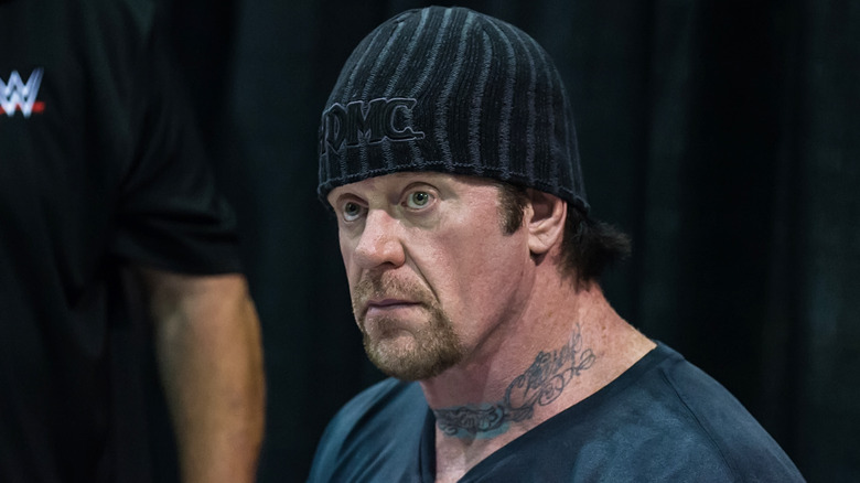 The Undertaker looking away