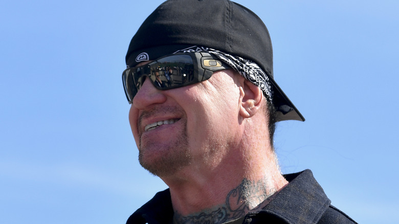undertaker smiling