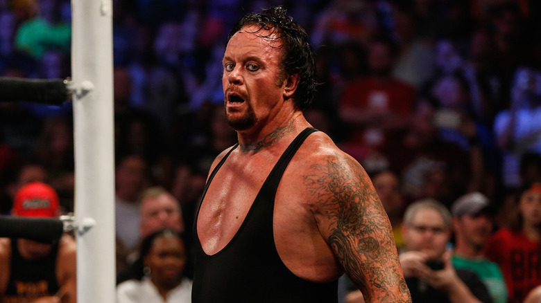 The Undertaker, presumably remembering rooming with a certain Hall of Famer