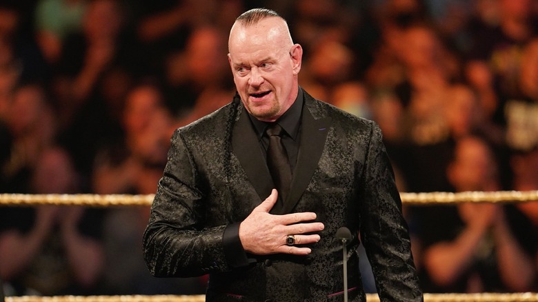 The Undertaker talking