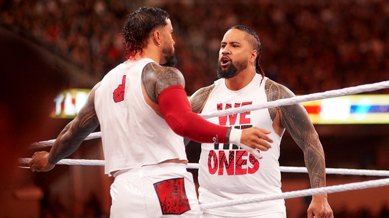 Jimmy and Jey Uso at WrestleMania 39