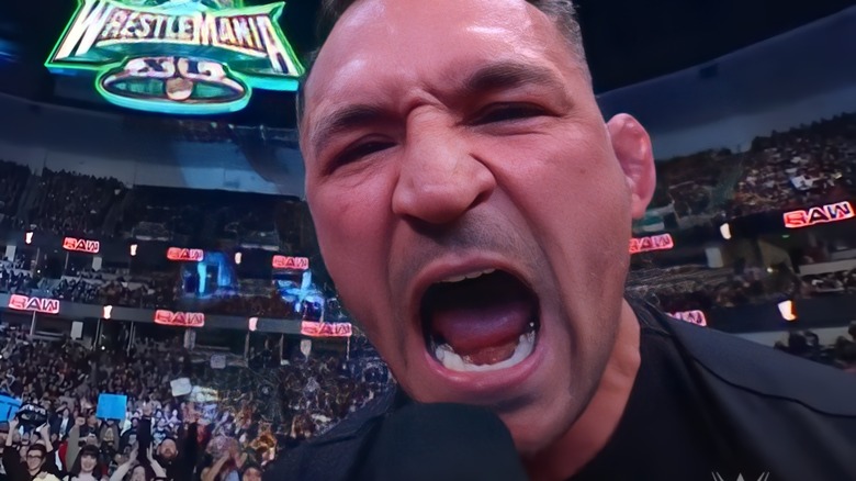 Michael Chandler yelling