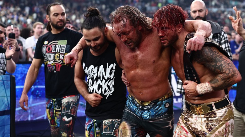 The Young Bucks, Kenny Omega, and Will Ospreay