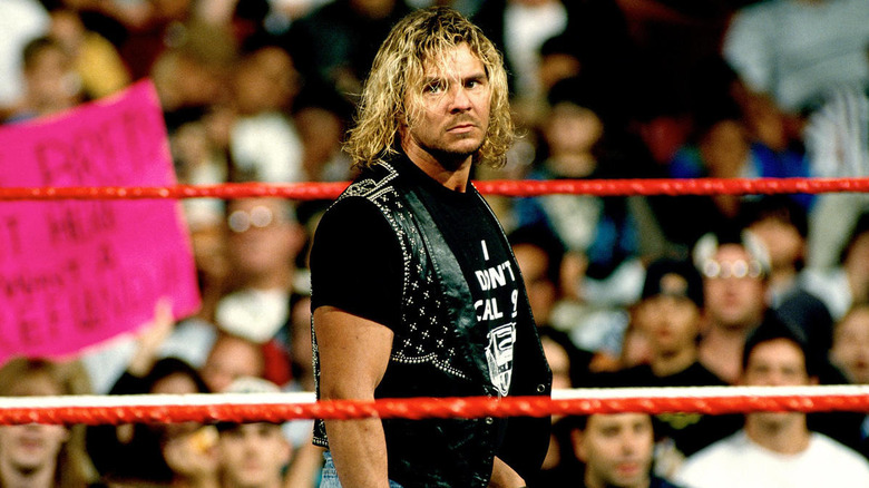 The late Brian Pillman performing in WWE