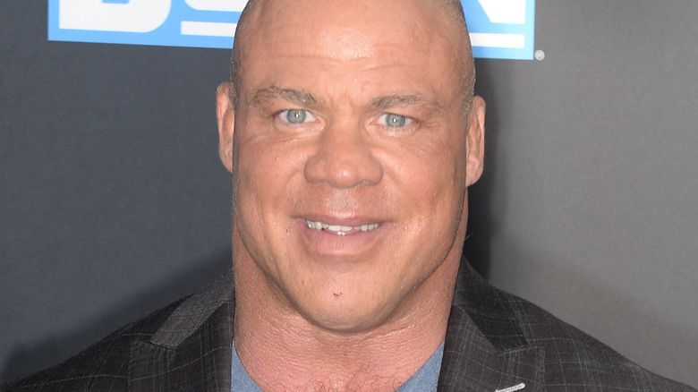 Kurt Angle on the red carpet