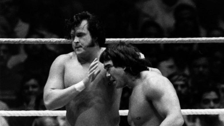 Honky Tonk Man wrestling Ricky Steamboat during the peak of his career