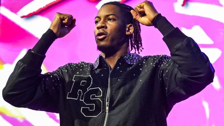 Ricky Sosa wearing a black jacket