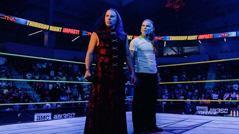 The Hardys in the ring