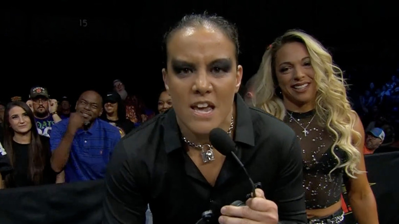 Shayna Baszler and Zoey Serrano