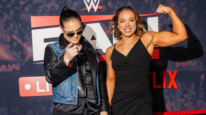 Shayna Baszler and Zoey Serrano AKA Zoey Stark while in WWE