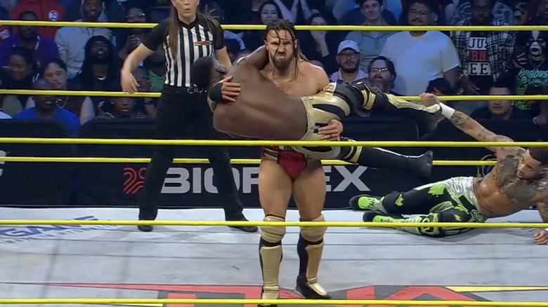 Hotch with Miguel in hand