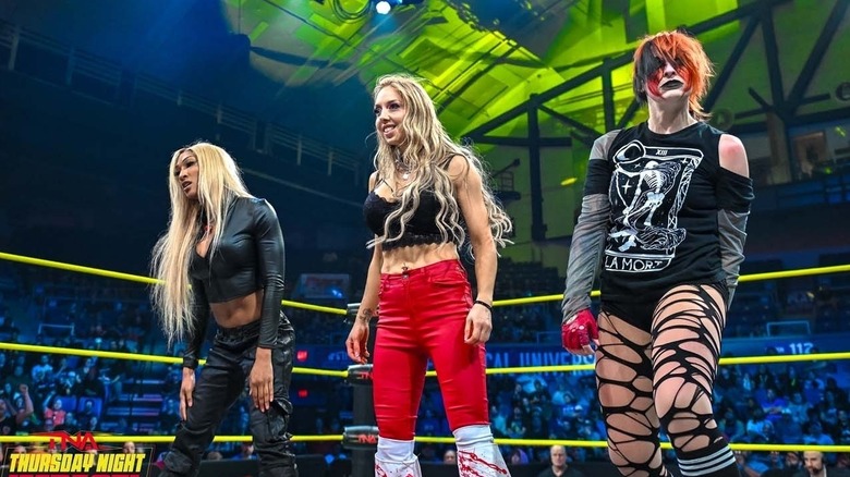 Mara Sade, Allie, and Rosemary on TNA Impact
