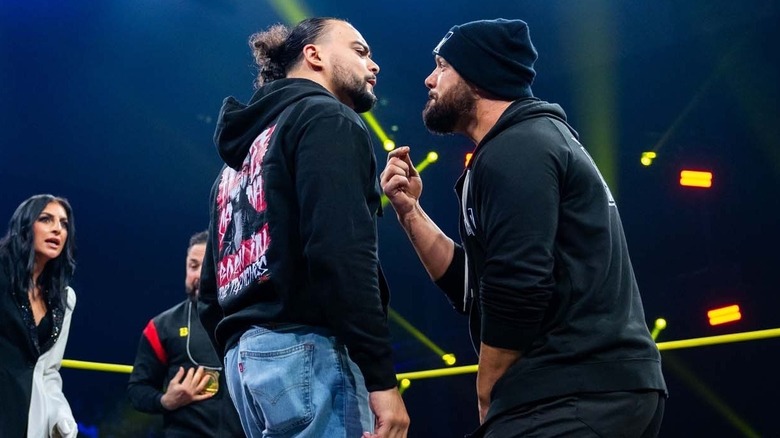 Mike Santana and Eddie Edwards in TNA