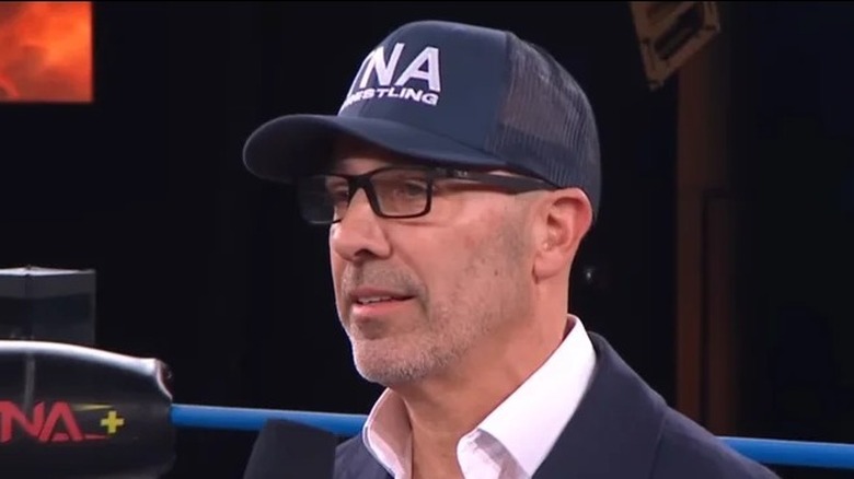 Carlos Silva in a TNA ring