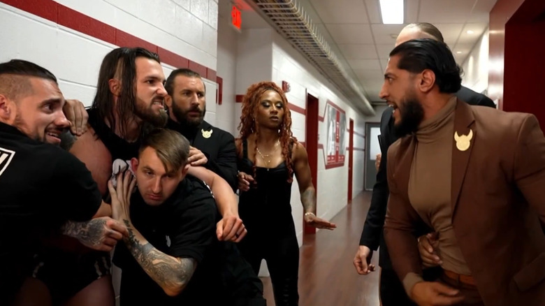 Order 4 members yelling at each other