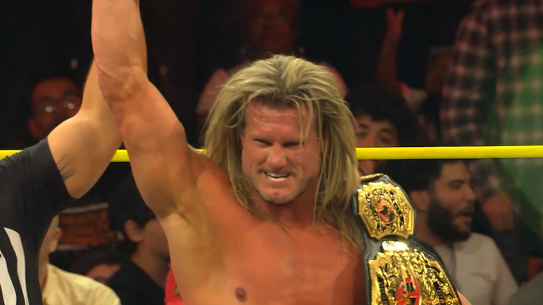 Nic Nemeth celebrates with the TNA World Championship