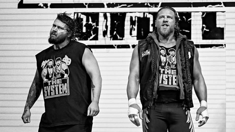Bear Bronson and Brian Myers on the ramp in TNA