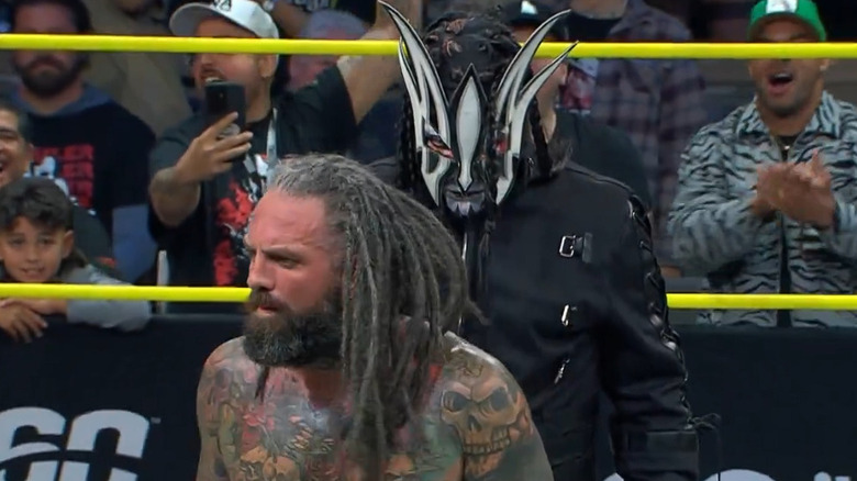 Jeff Hardy dressed as Willow The Wisp
