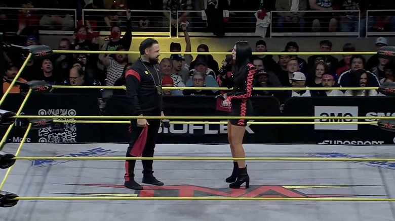 Marella and Rae in the ring