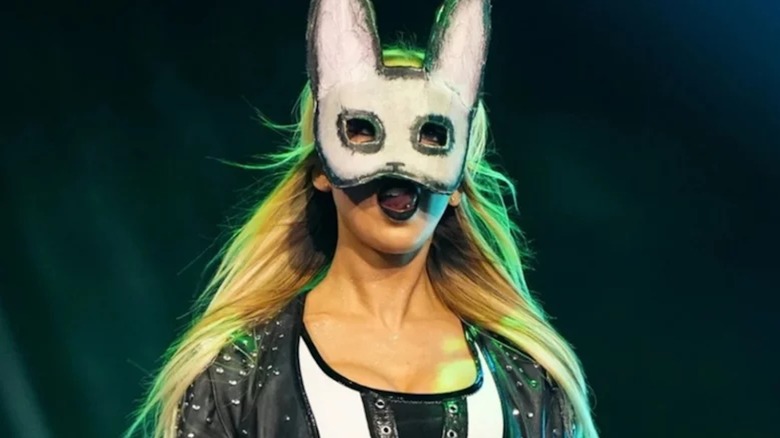 The Bunny makes her entrance in AEW