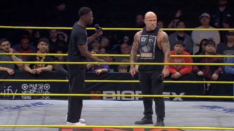 BDE and Young in the ring