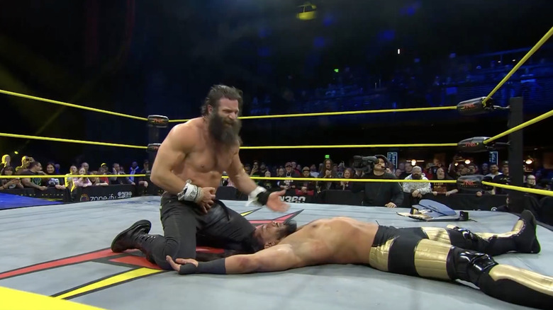 Elijah and Ali both in the ring with one another