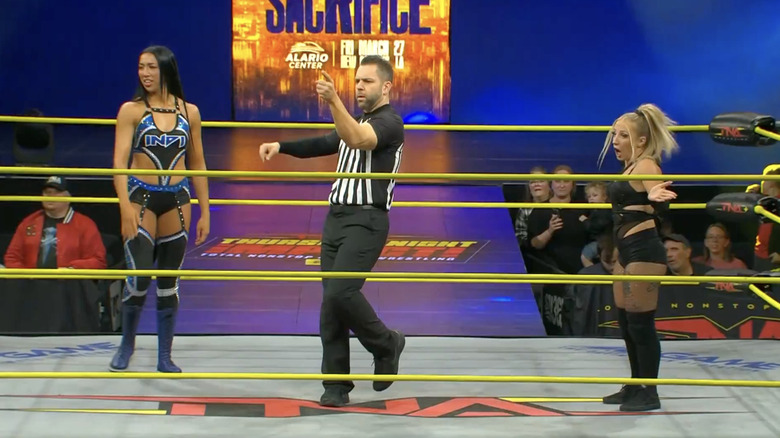 Hartwell and Heather in the ring