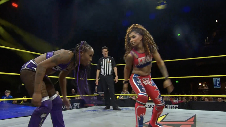 Stone and Steelz both in the ring