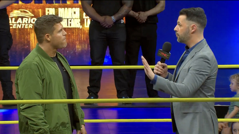 Maclin and Hannifan in the ring