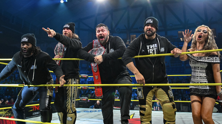 The System standing inside the ring