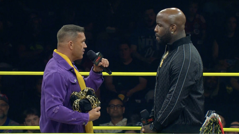 Kazarian during his verbal confrontation with Moose