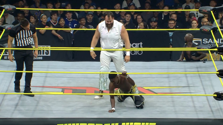 Dutch standing over BDE in the ring