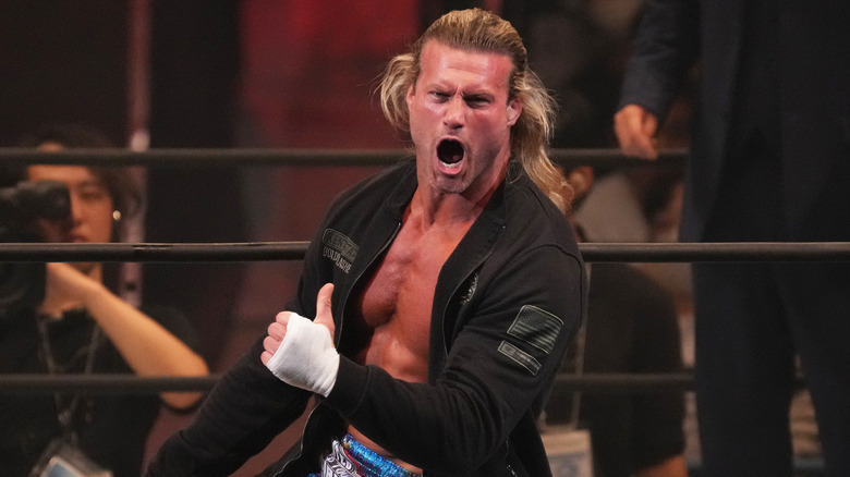 Nic Nemeth enters the rin during the New Japan Pro-Wrestling at Hokkaido Prefectural Sports Center