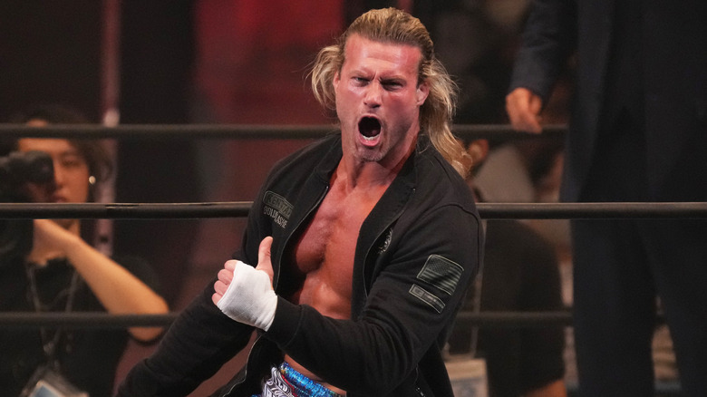 Nic Nemeth enters the rin during the New Japan Pro-Wrestling at Hokkaido Prefectural Sports Center