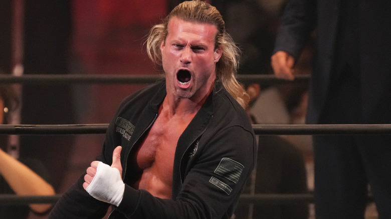 Nic Nemeth enters the rin during the New Japan Pro-Wrestling at Hokkaido Prefectural Sports Center