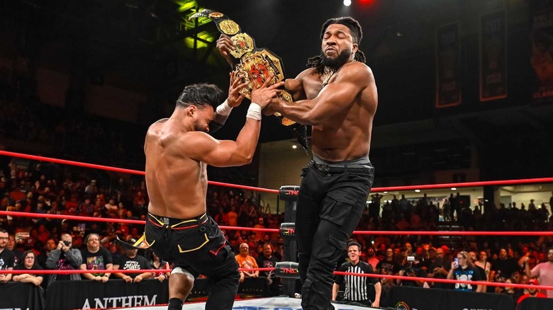 TNA Champion Trick Williams attacks Mike Santana