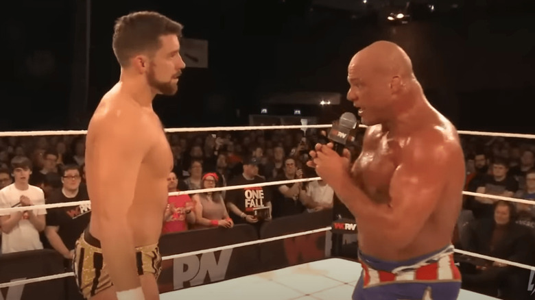 Kurt Angle and Joe Hendry