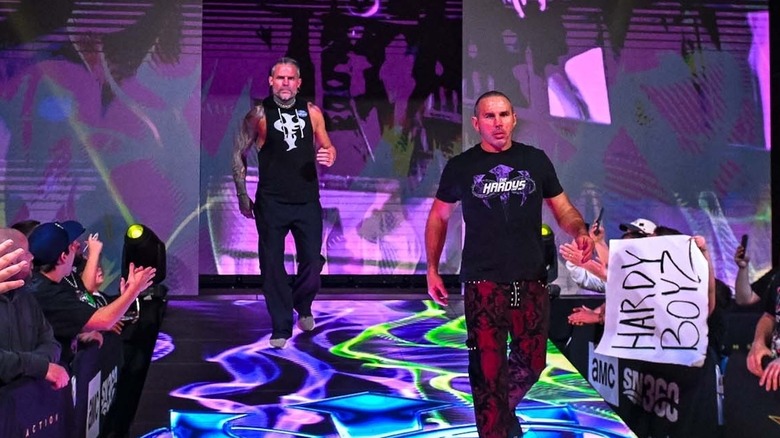 The Hardy Boys coming to the ring