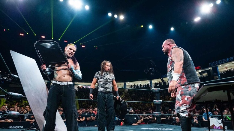 The Hardys stare down Bully Ray