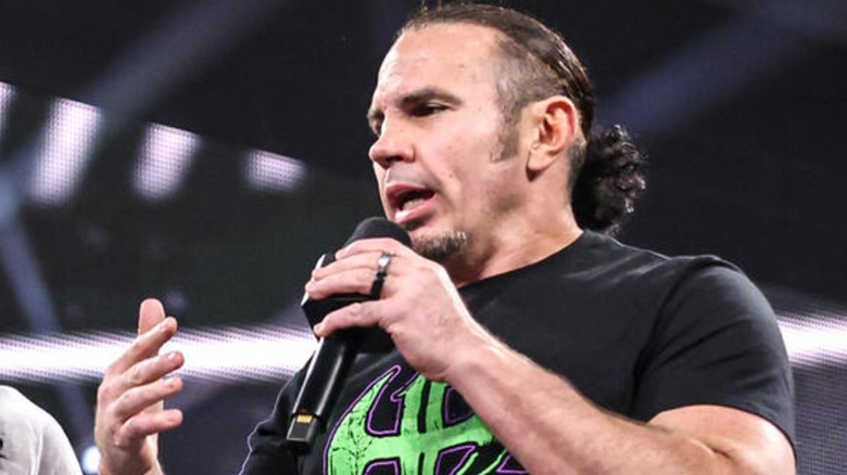 Matt Hardy talking on WWE NXT